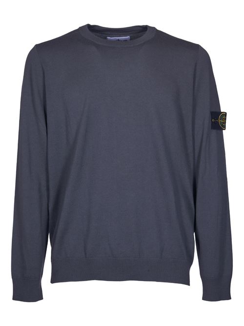 Maglione grigio in lana STONE ISLAND | 8115510C4V0062